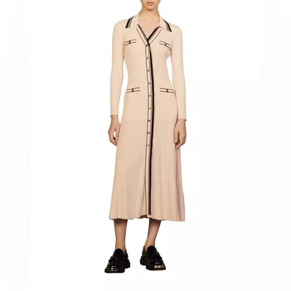 Sandro Alexandrine Knit Tank Dress